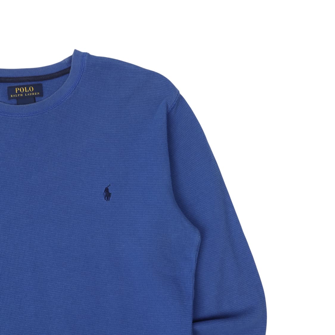 폴로 랄프로렌 블루 와플 롱슬리브 상품이미지3