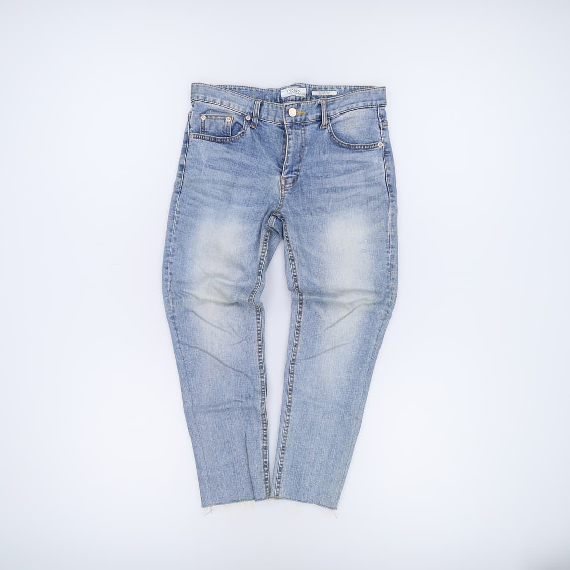 M 인디고 여성 컷팅 데님팬츠 0424H1 상품이미지1