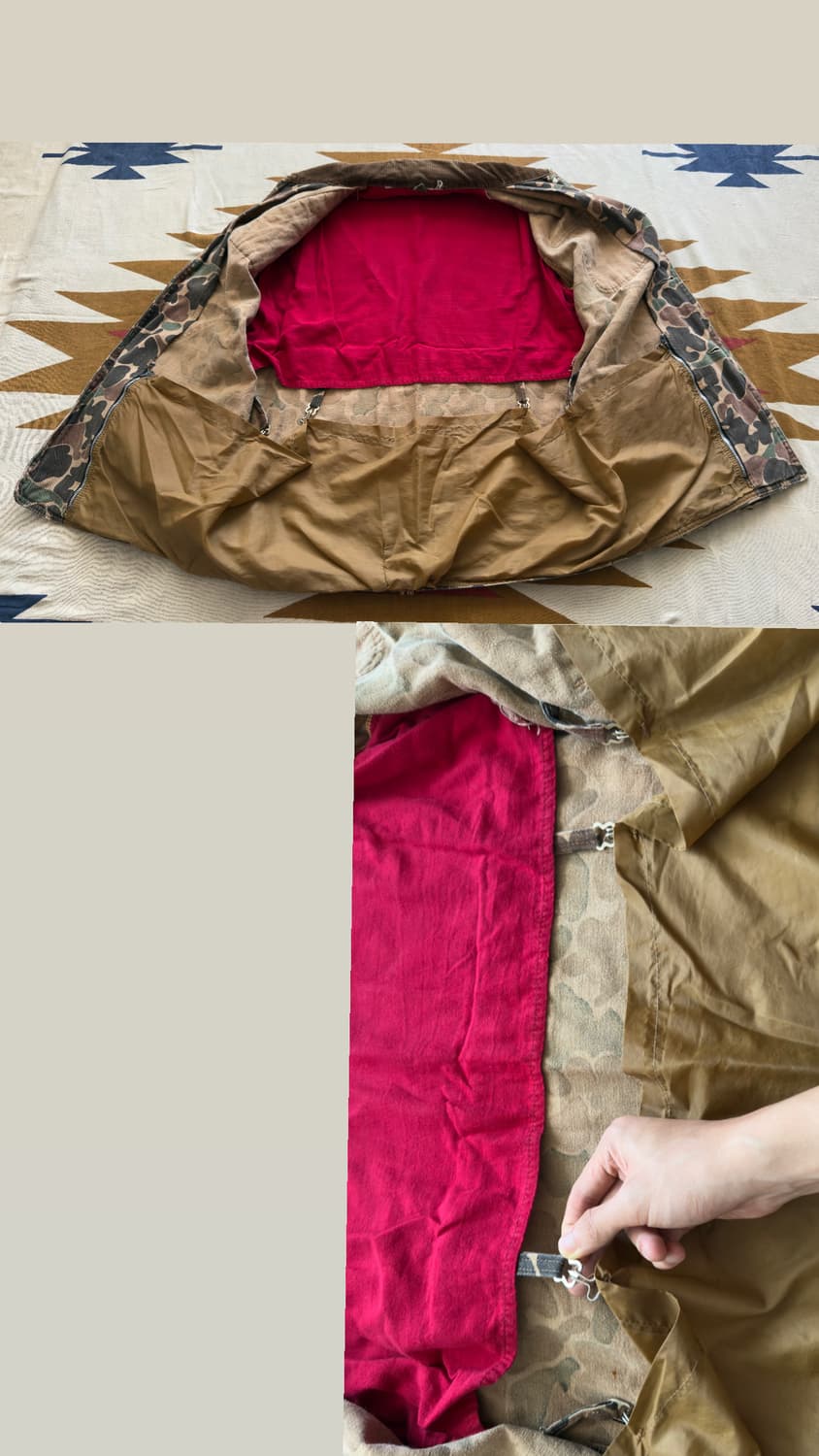 70s sears Duck Camo Hunting Jacket 상품이미지10
