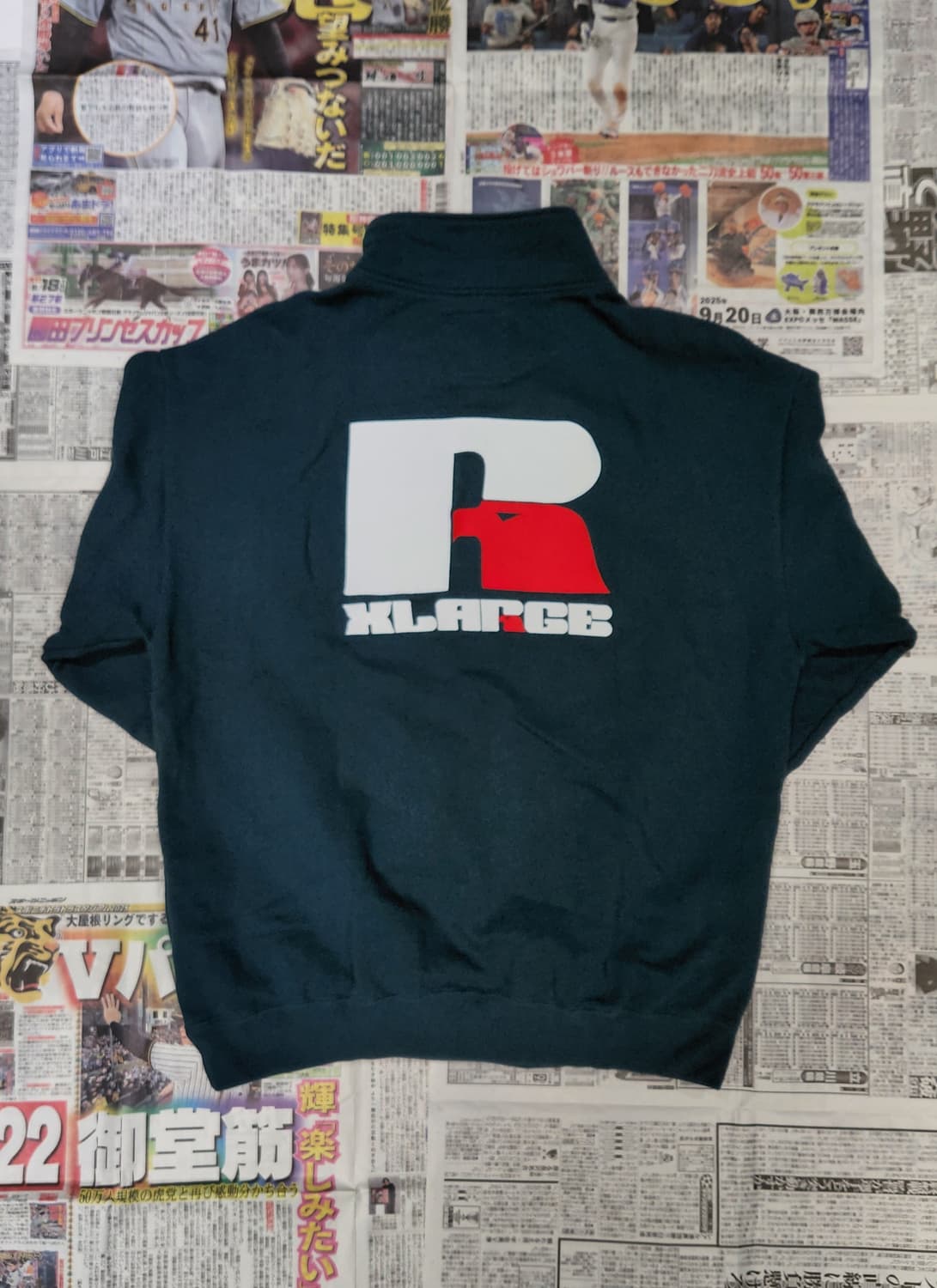 X-LARGE X Russell Athletic 하프집업 L 상품이미지3