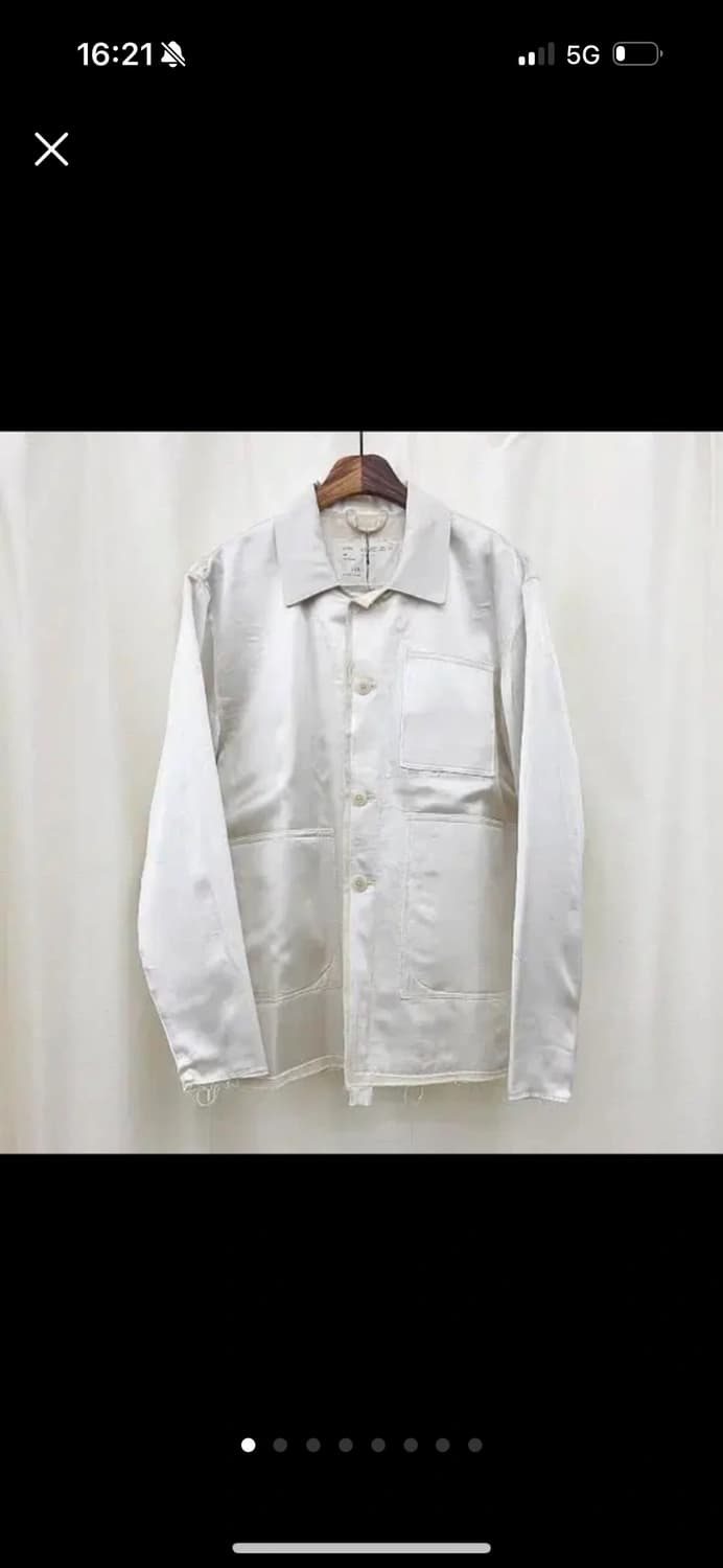 카미엘 포트젠스 실크 캔버스 자켓 상품이미지1