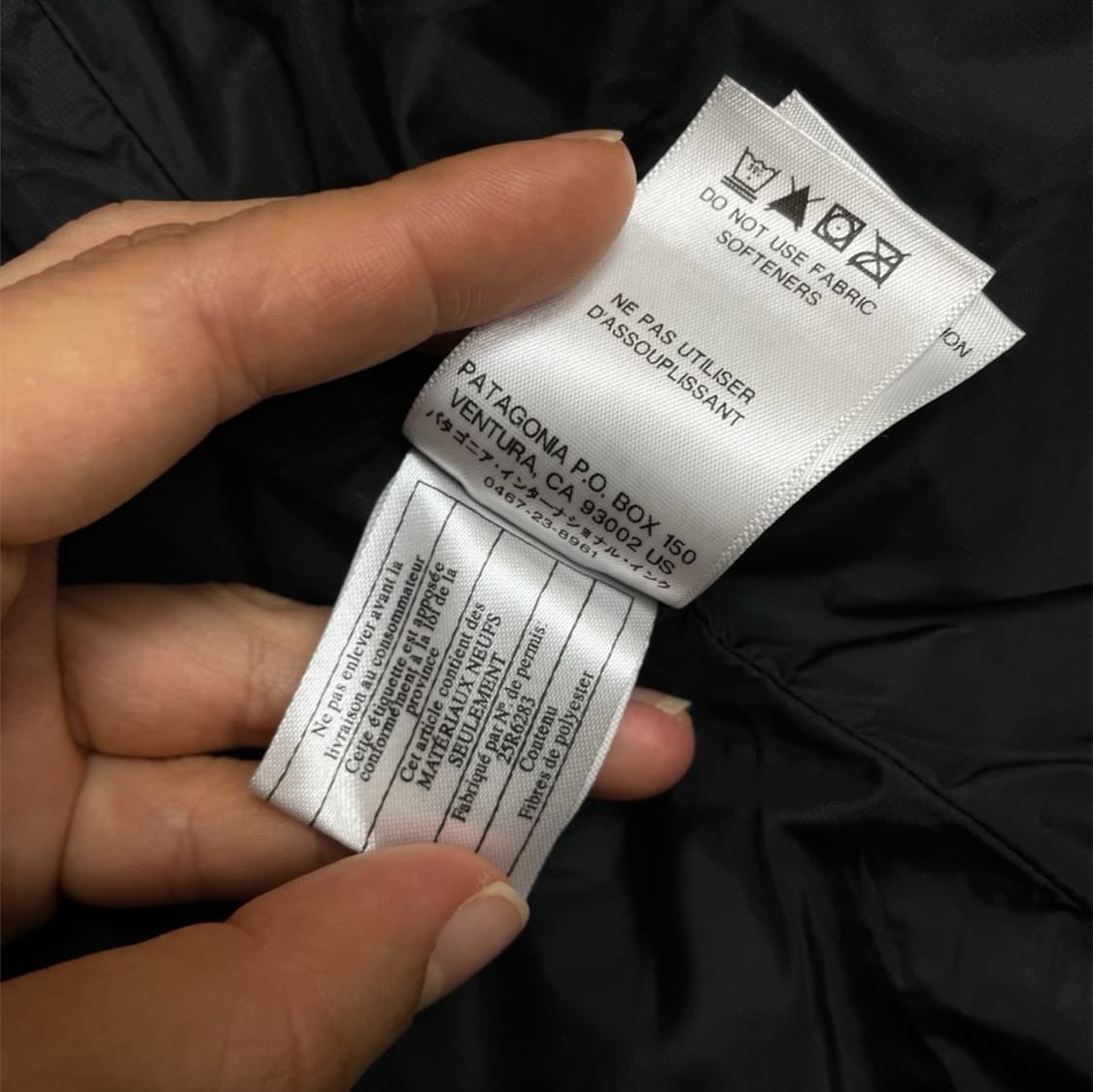 파타고니아 Patagonia 블랙 나노 퍼프 베스트 경량조끼 XS 상품이미지6