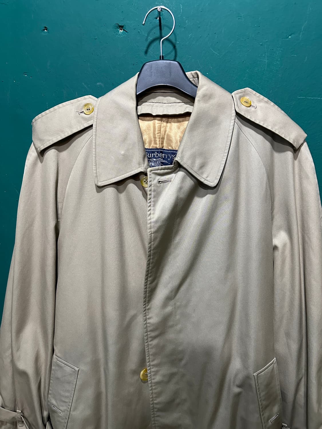 버버리 노바체크 트렌치코트 내피포함 100사이즈 상품이미지3