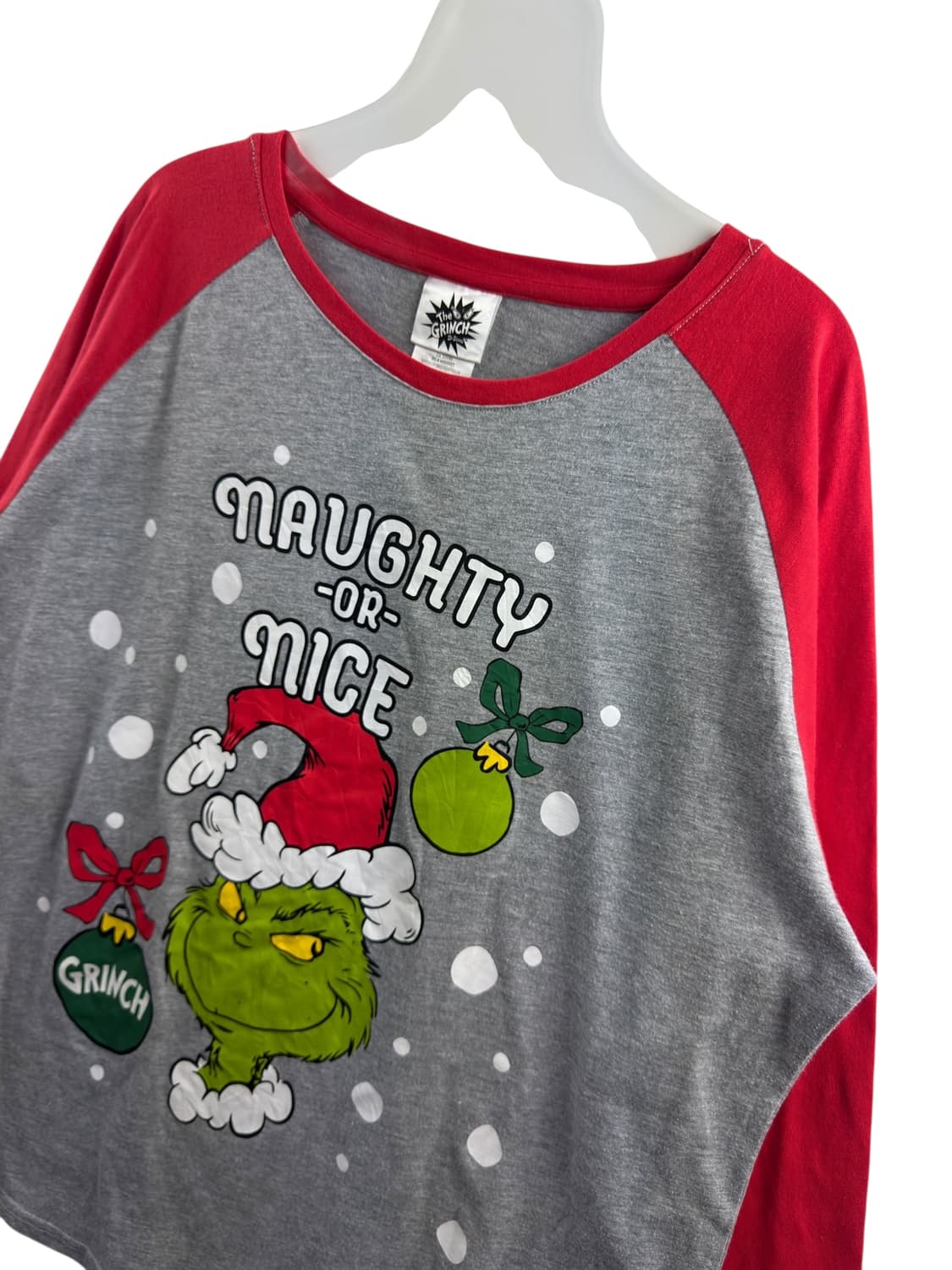 THE GRINCH 크리스마스 나그랑 레드 롱슬리브704 상품이미지3