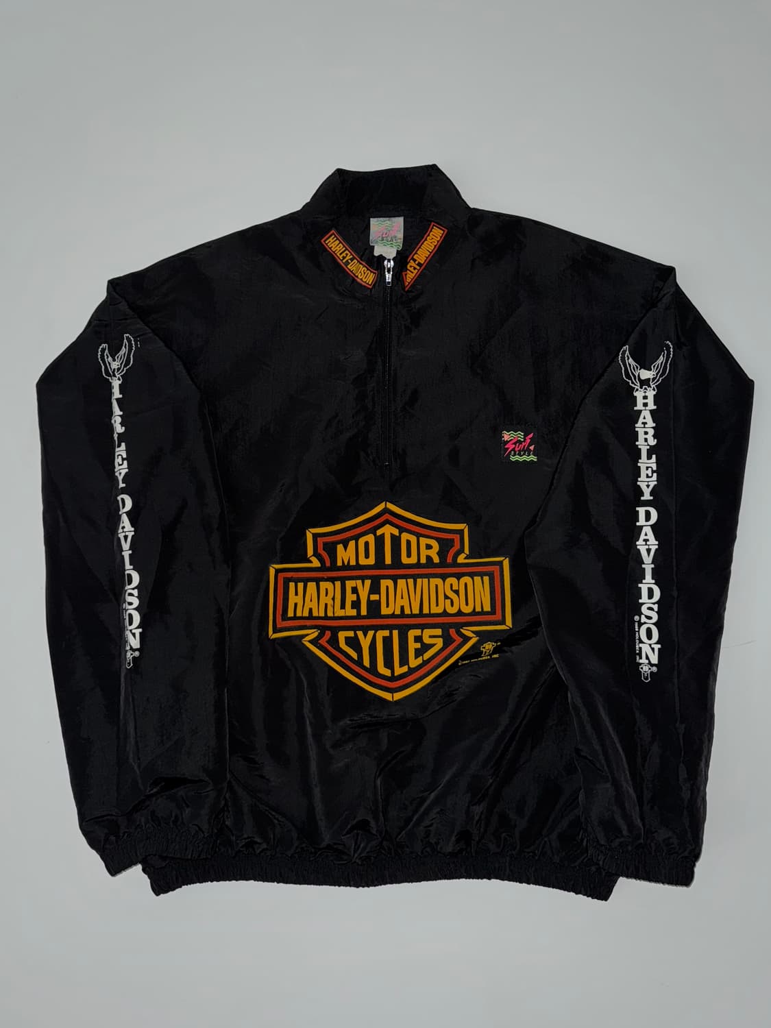 [OS] 빈티지 할리데이비슨 폴리/나일론 윈드브레이커(바람막이) 상품이미지1