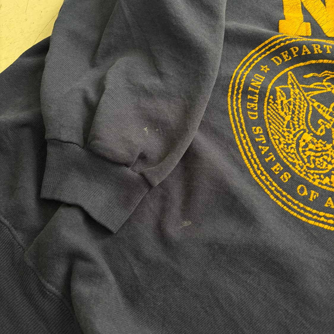 80s USA Hanes US NAVY 빈티지 스웻셔츠 L 상품이미지4