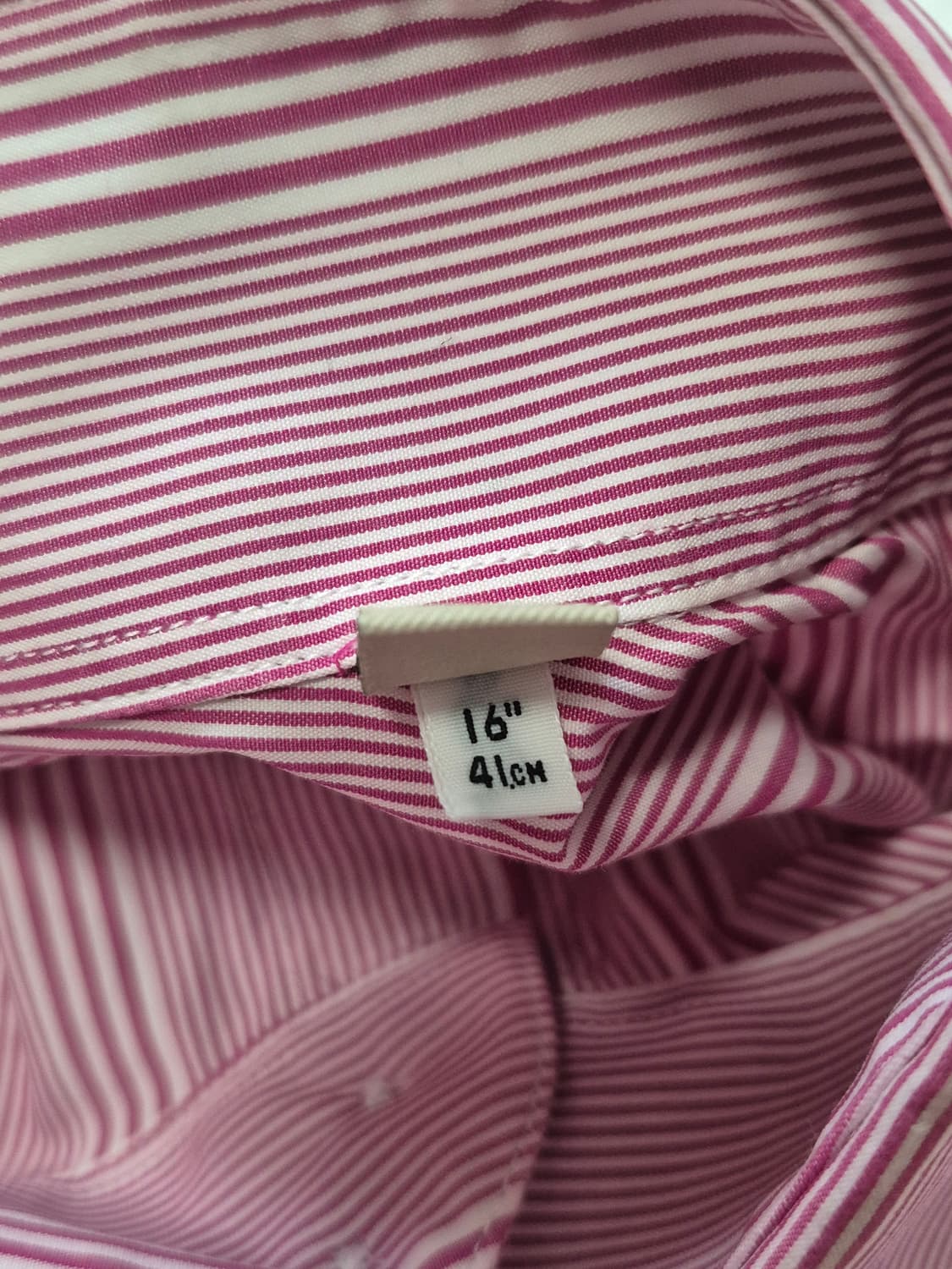 (정품/16-41) 버버리  스트라이프 셔츠 남성 100~105사이즈 상품이미지5