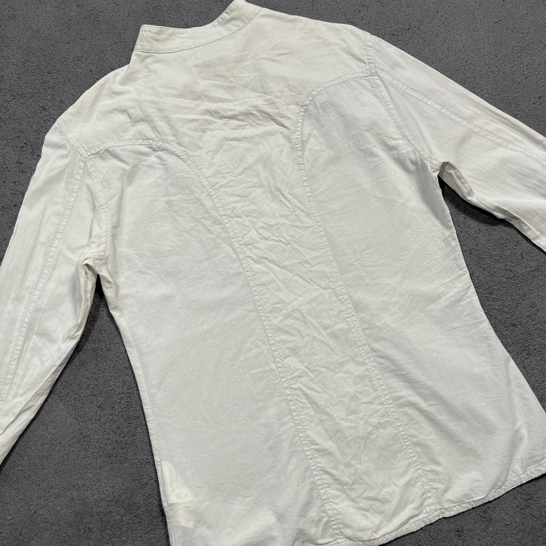 디젤 헨리넥 커브버튼 셔츠 상품이미지4