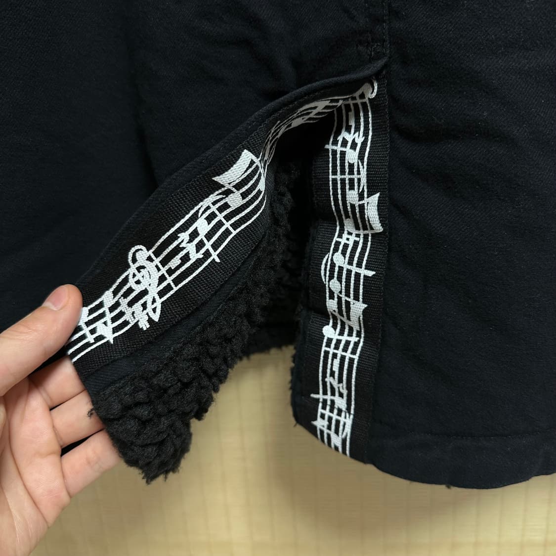 슈프림 넘버나인 포우 셔링 후드 코트 블랙 XL사이즈 상품이미지7