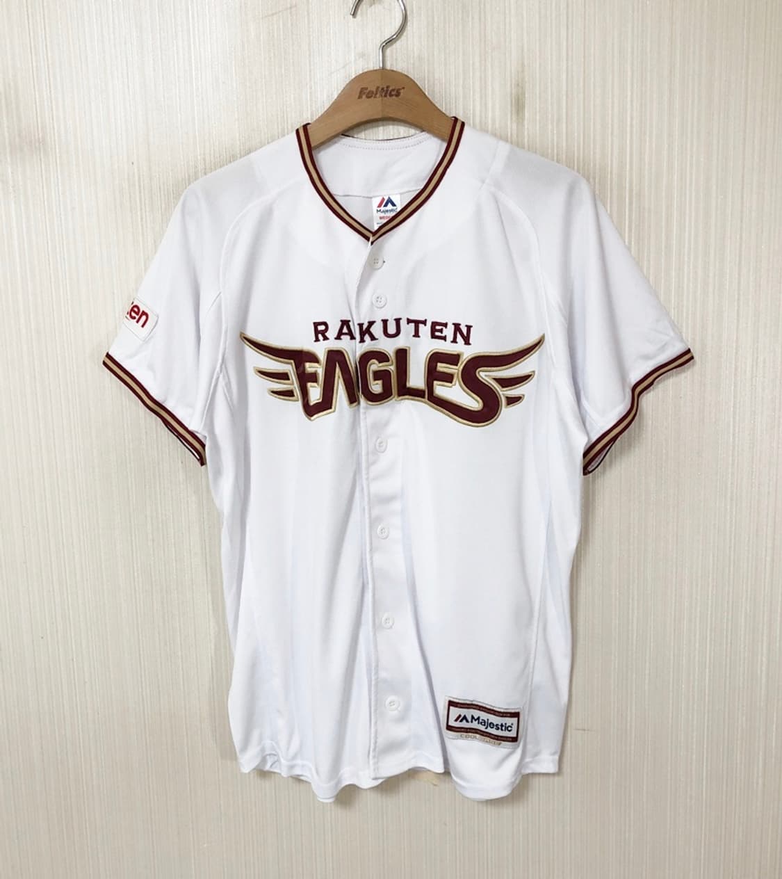 NPB 마제스틱 도호쿠 라쿠텐 골든이글스 홈유니폼/져지 M 상품이미지1