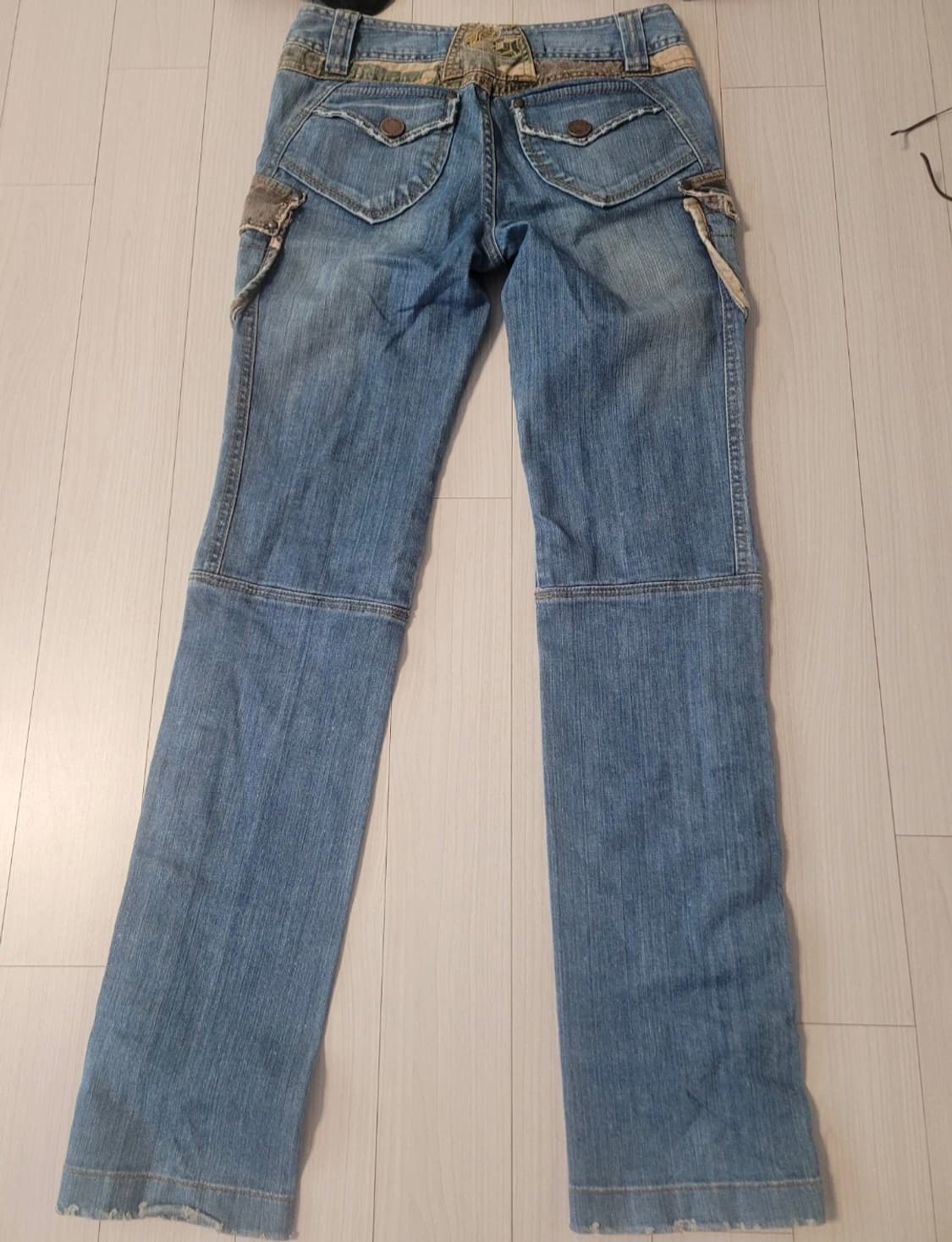 [EGOIST 카고 포켓 데님 팬츠 판매해요] 상품이미지8