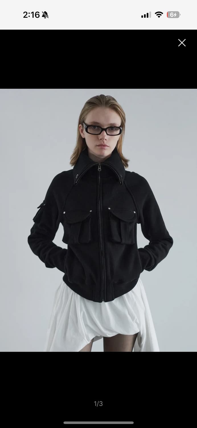 세릭 TURTLE POCKET JACKET / BLACK 상품이미지1