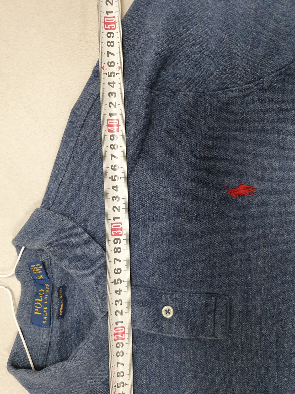 폴로 랄프로렌 반팔 카라티 네이비 xl 상품이미지3