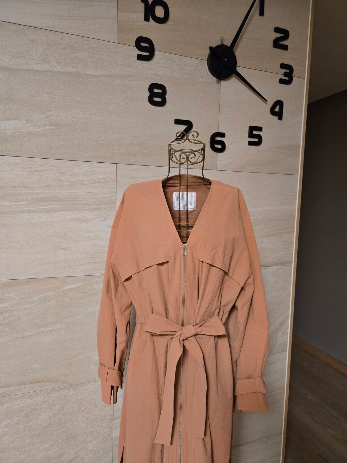 [55] 레니본 밸트 롱 자켓 상품이미지2