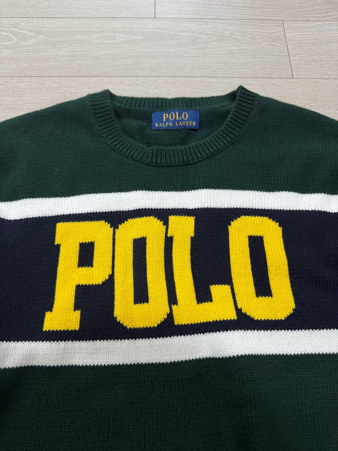 폴로 랄프로렌 보이즈 레터링 로고 니트  상품이미지3