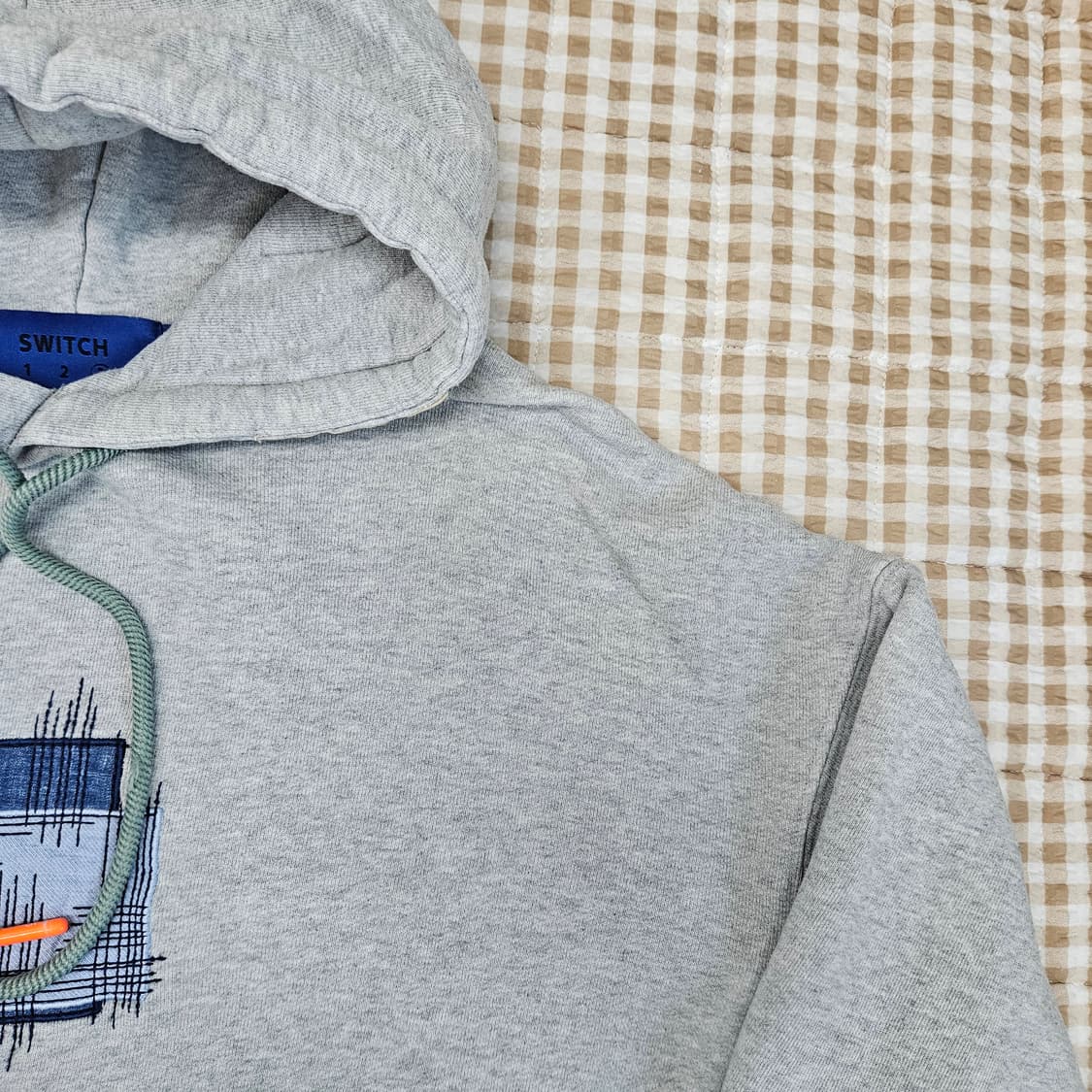 스위치123 오버핏 후드티 남자100~105 상품이미지3