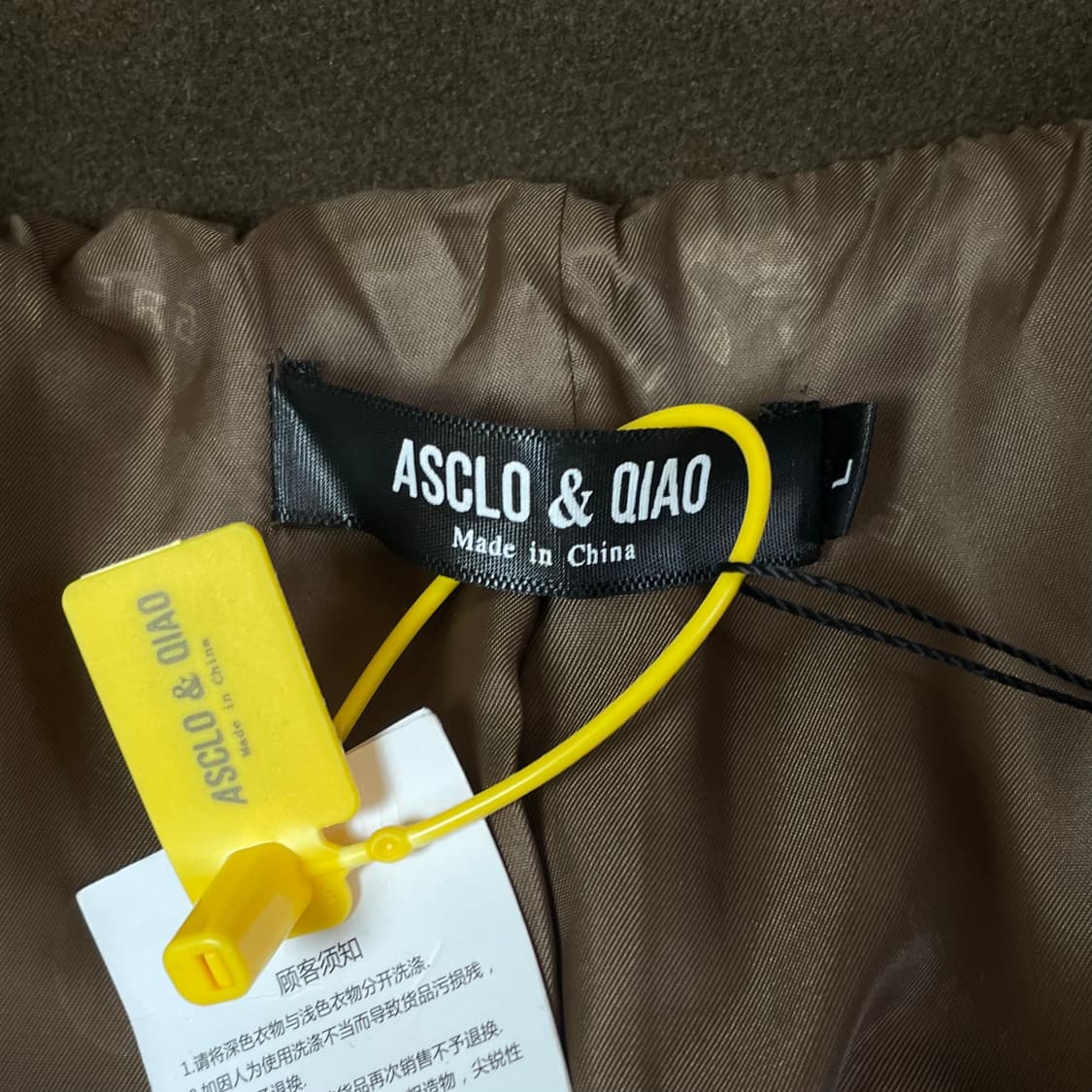 (새상품) 브라운 코코아 더블버튼 롱코트 L 상품이미지4