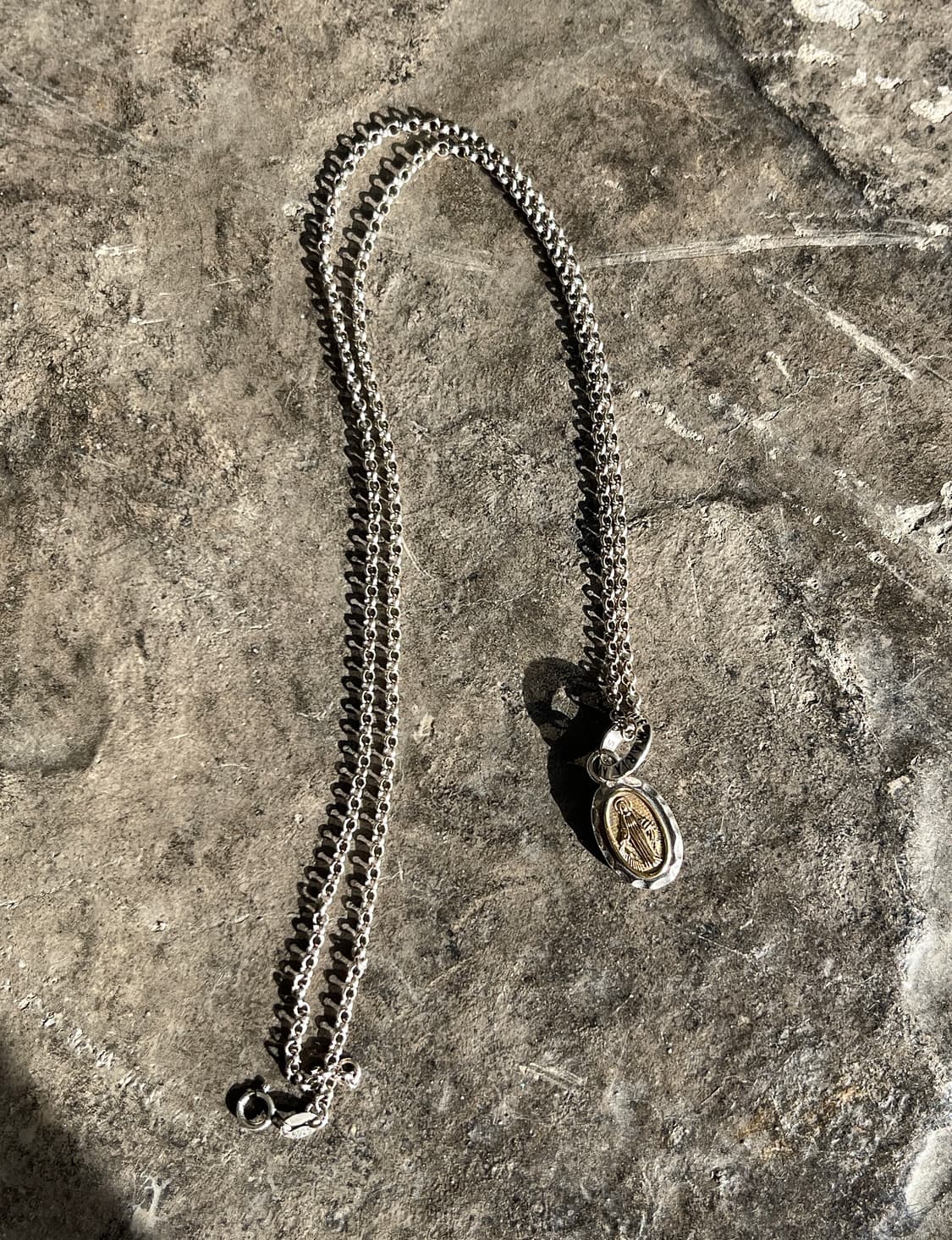 (925 Silver) 빈티지 마리아 목걸이  상품이미지1