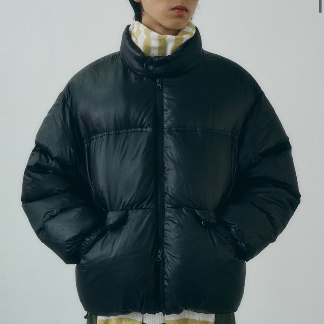 코드그라피 덕다운 푸파 숏패딩 상품이미지3