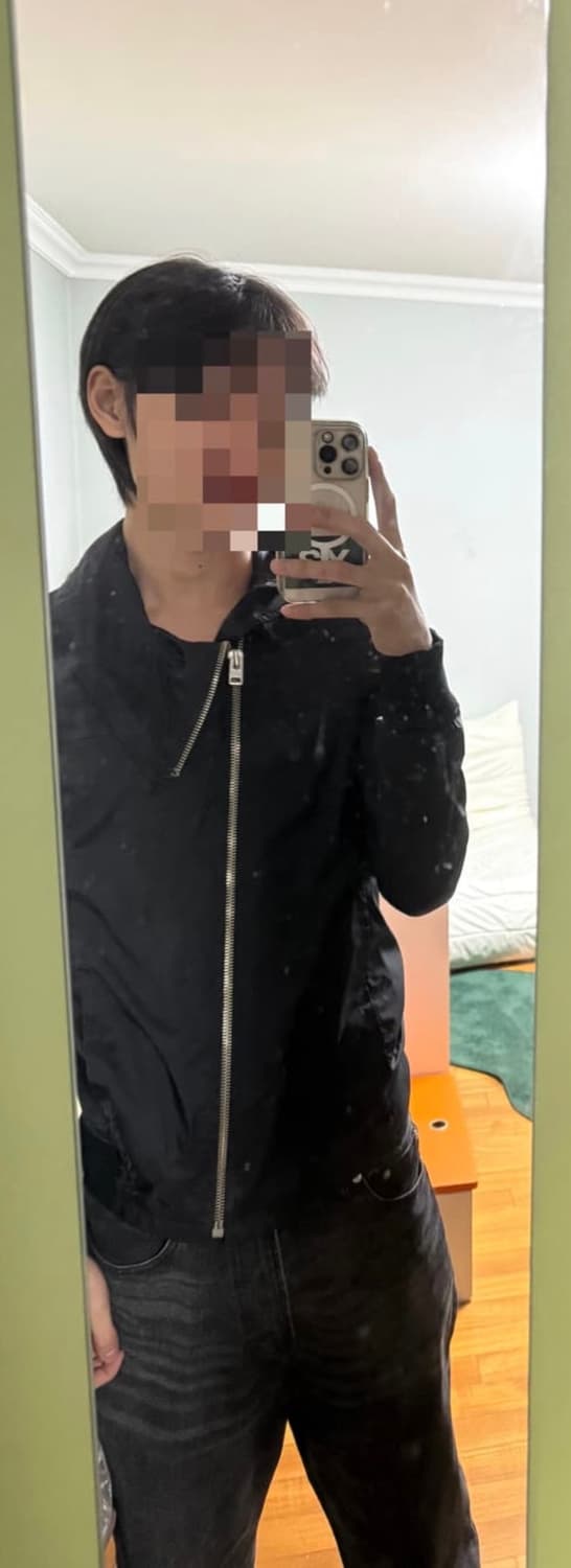 BOISONVERNI Asymmetric Nylon jacket 상품이미지2