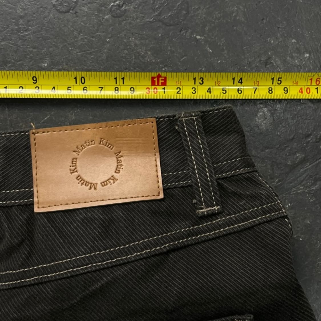 95 마뗑킴 워싱 와이드 데님 팬츠  상품이미지8