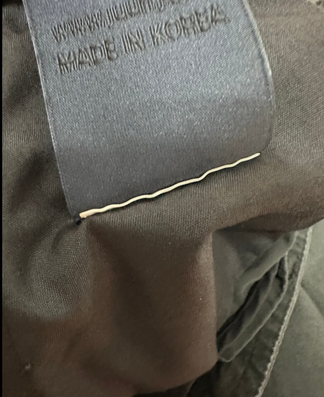 Juun.j 준지 블랙 카고 조거팬츠 상품이미지6