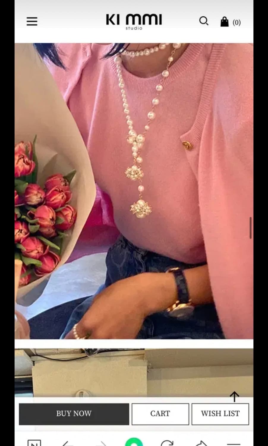 키미스튜디오 블러썸 넥크리스 상품이미지3