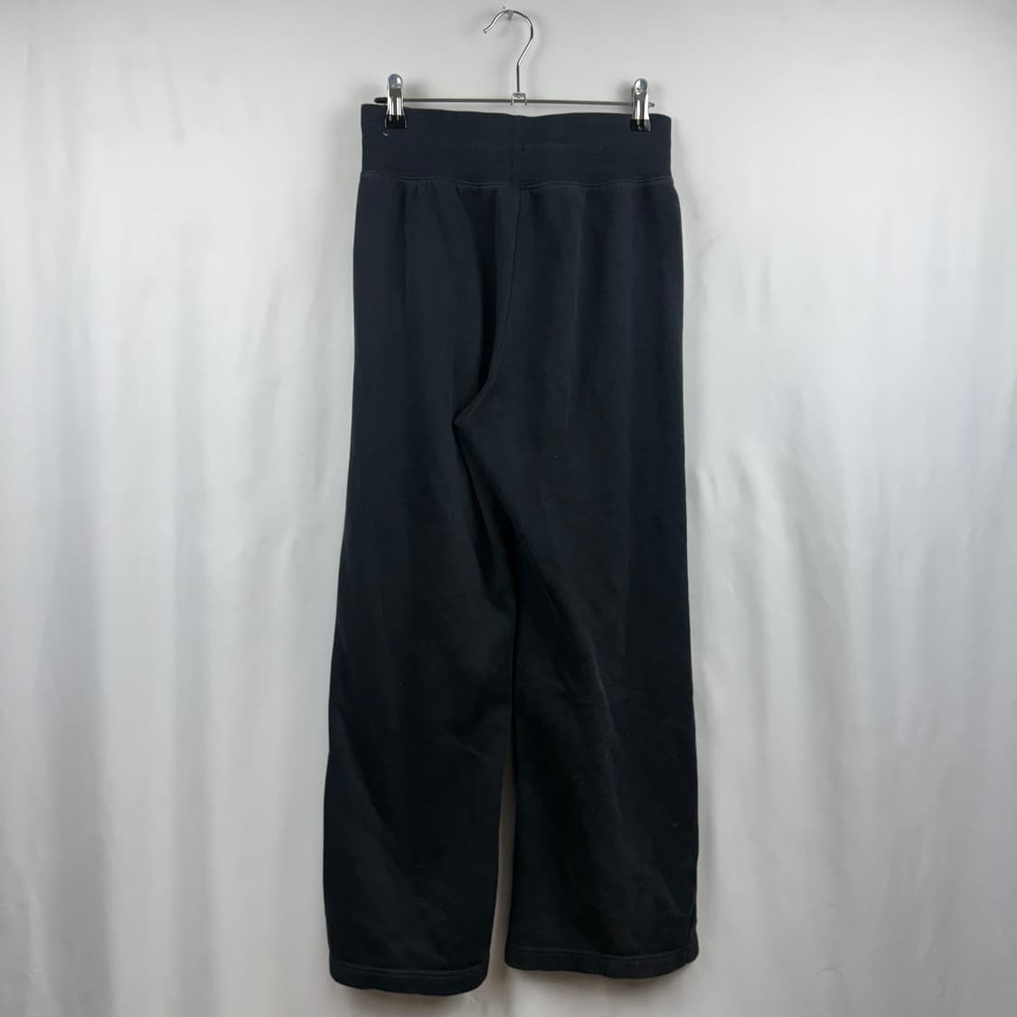 (S) 나이키 우먼스 스우시 미드라이즈 스웻 팬츠 블랙 상품이미지4