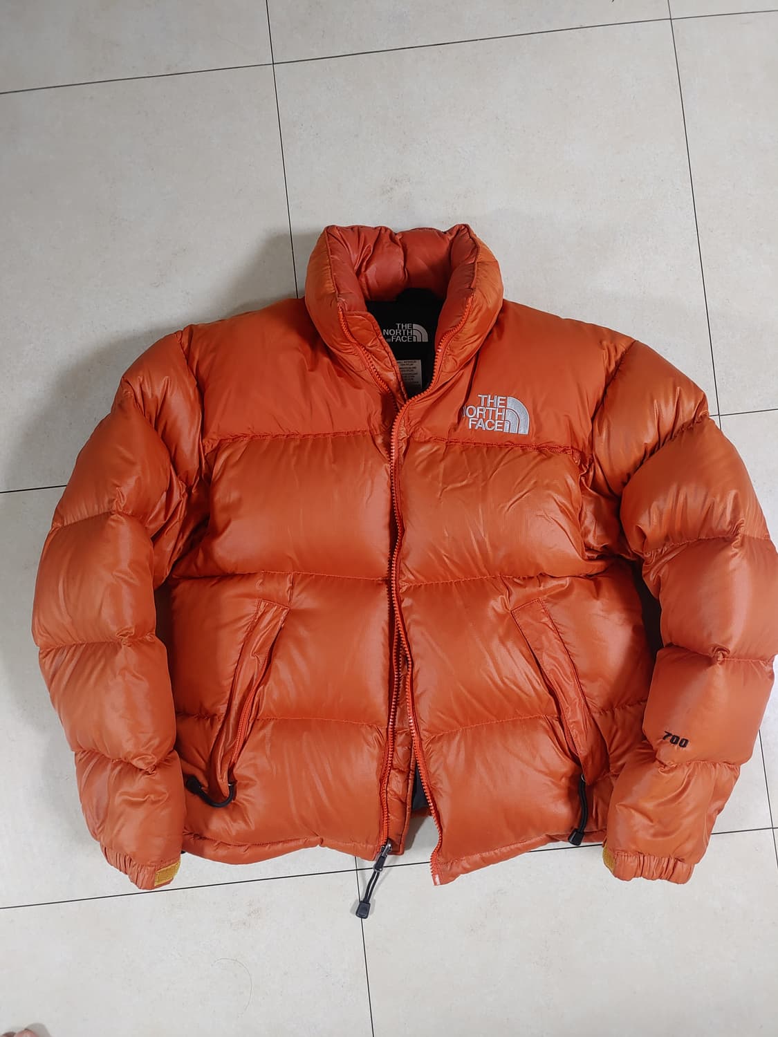 노스페이스 센터로고 오렌지 상품이미지2