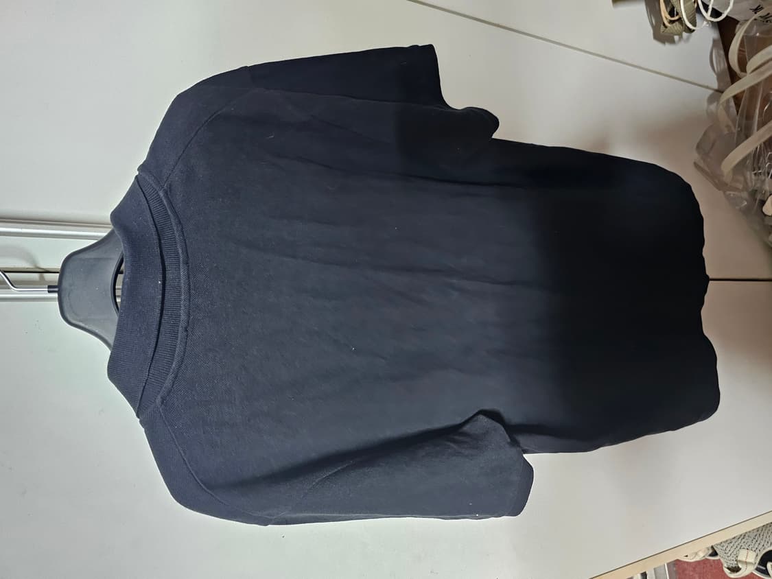 메종키츠네 반팔 카라티 블랙 폭스 자수 상품이미지2