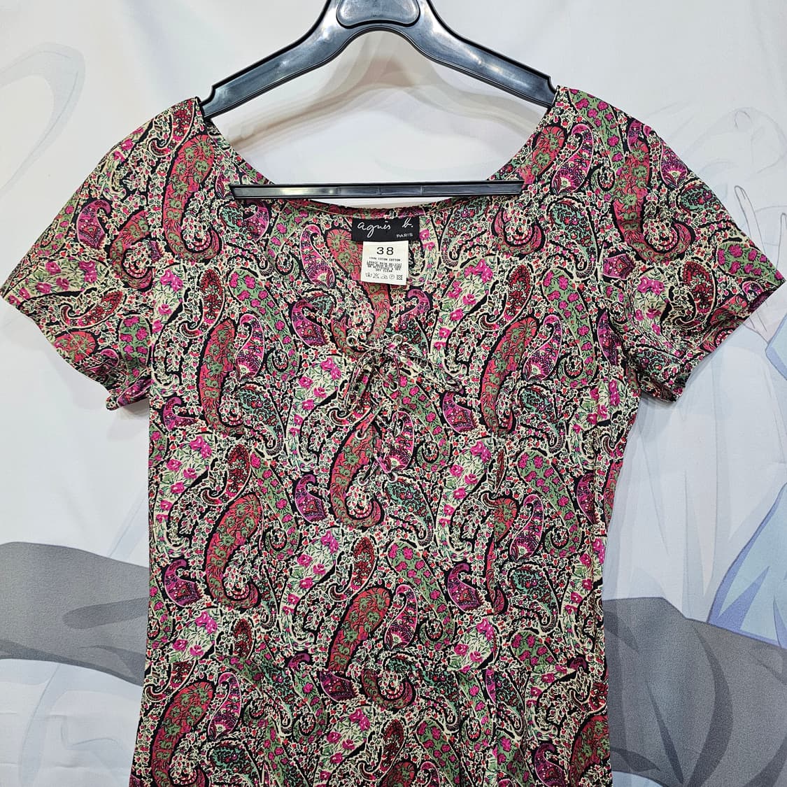 아녜스베 페이즐리 패턴  원피스 상품이미지2