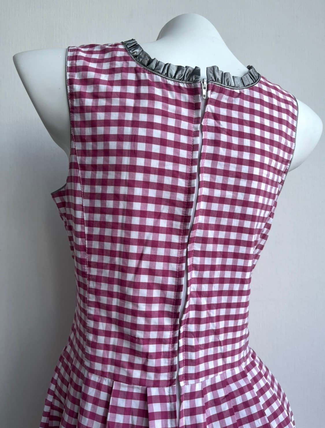 GOLDEN TRACHTEN 핑크 깅엄 디른들 원피스  상품이미지5