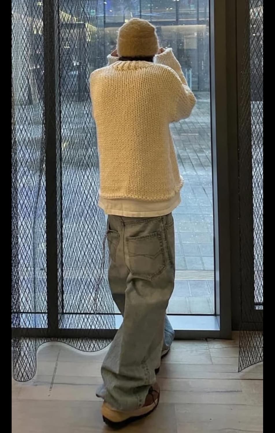 발렌시아가 데님 배기 팬츠 라이트블루 xs 상품이미지4