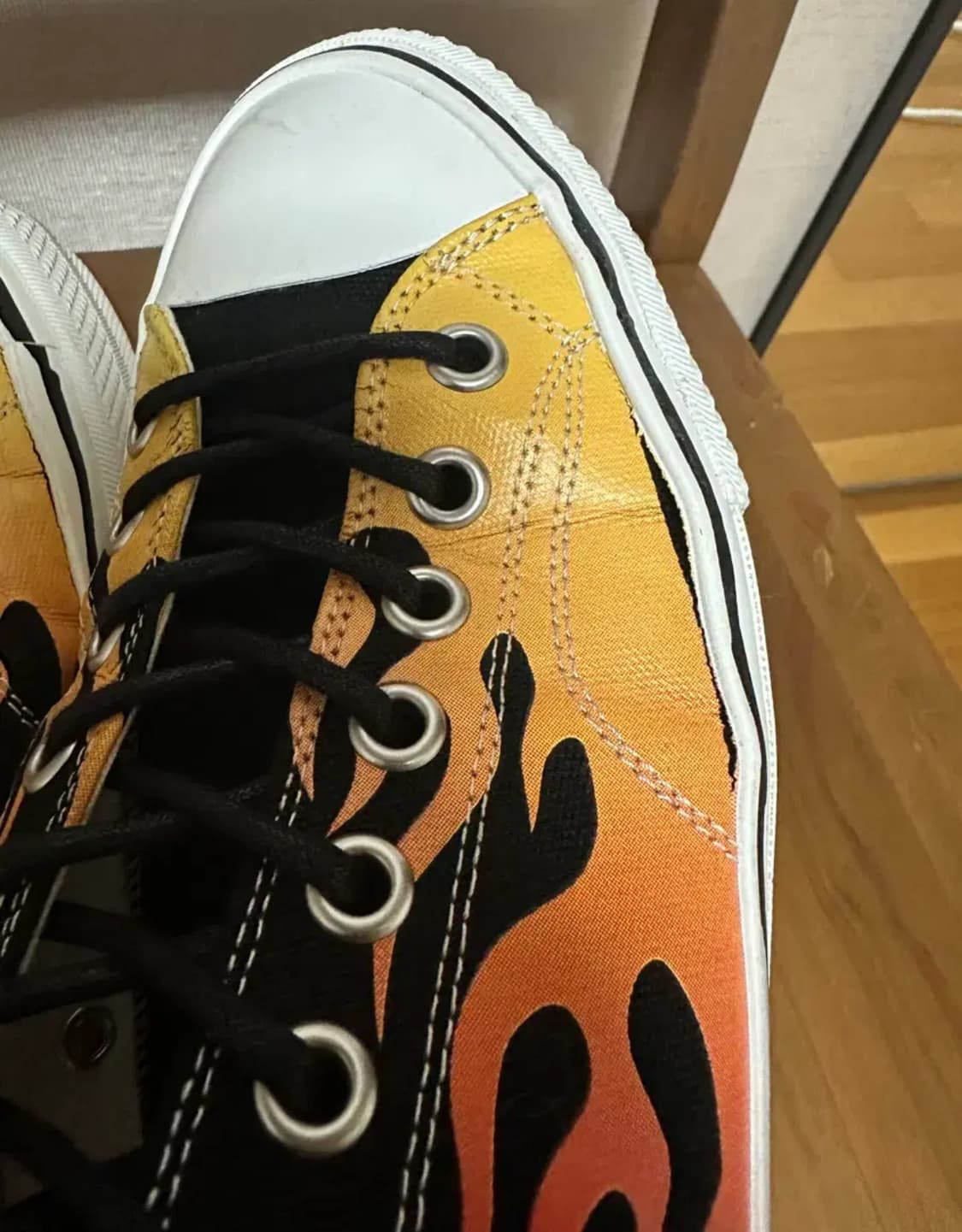 [44] 카미야 파이어 패턴 벌커나이즈드 스니커 상품이미지8