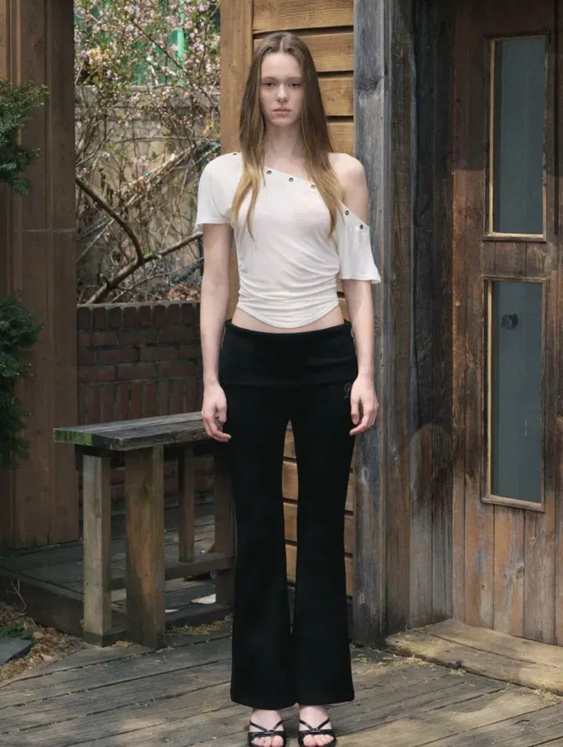 플리즈노팔로우 25 유나 부츠컷 레깅스  상품이미지1