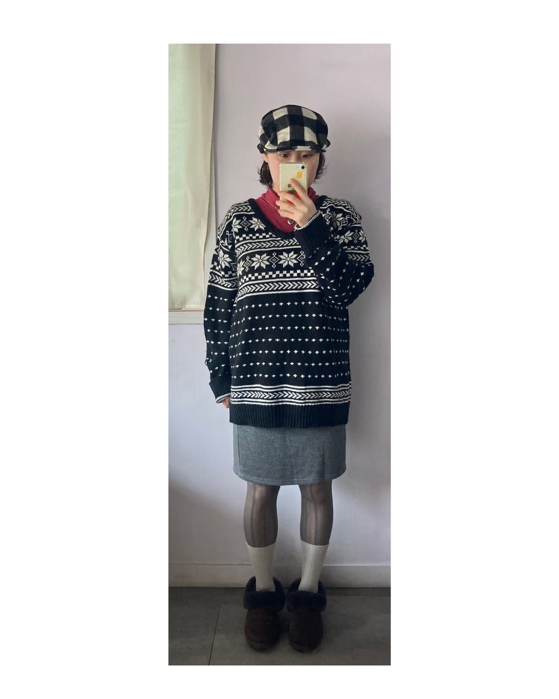 일본빈티지) 스웻 스커트 상품이미지6