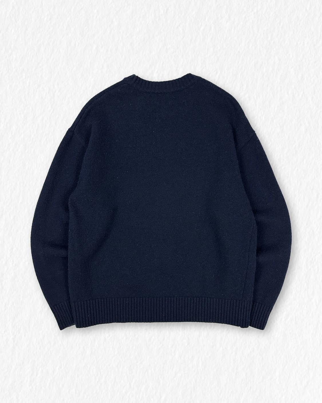 LEE 빅로고 니트 네이비 상품이미지2