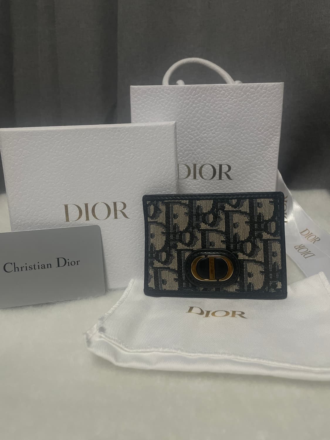 디올 오블리크 몽테인 카드지갑 상품이미지1