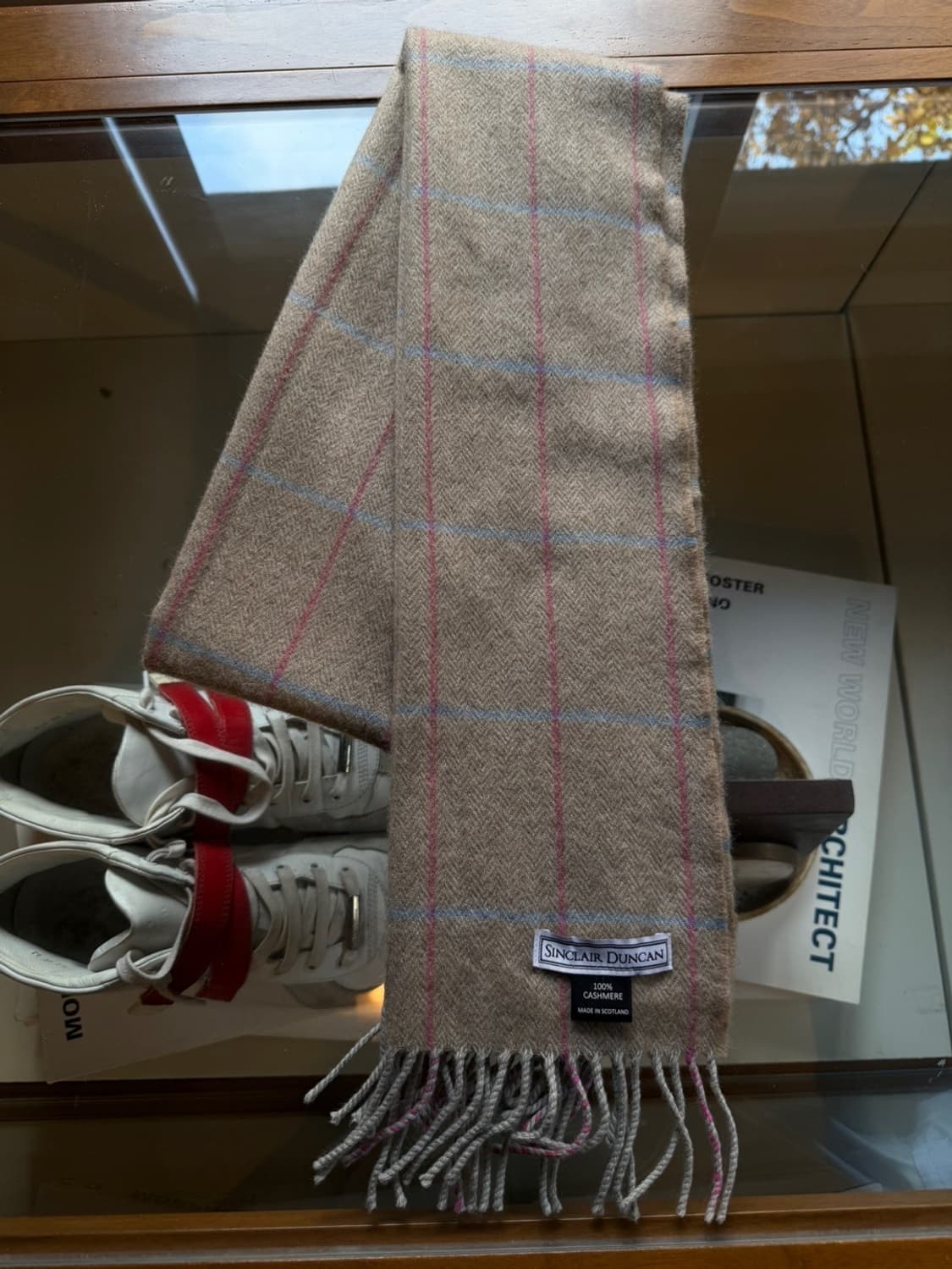 SINCLAIR DUCAN 캐시미어 머플러 상품이미지3
