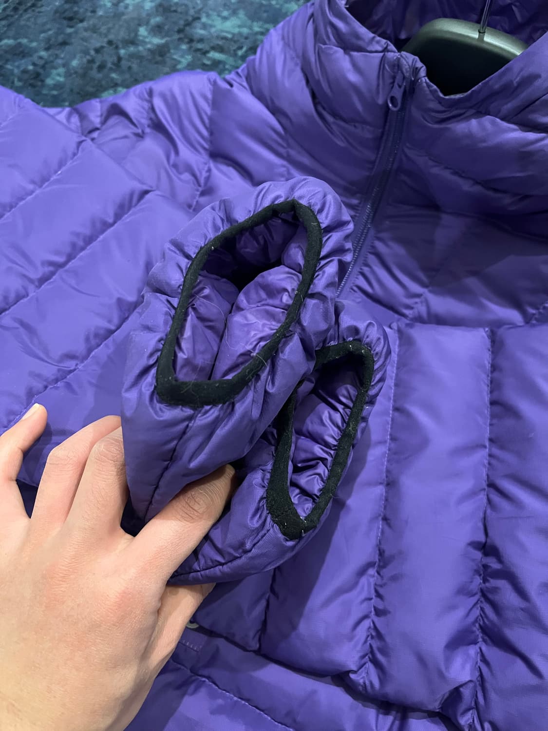 슈프림 마이크로 다운 하프 집 / 퍼플 L 상품이미지4