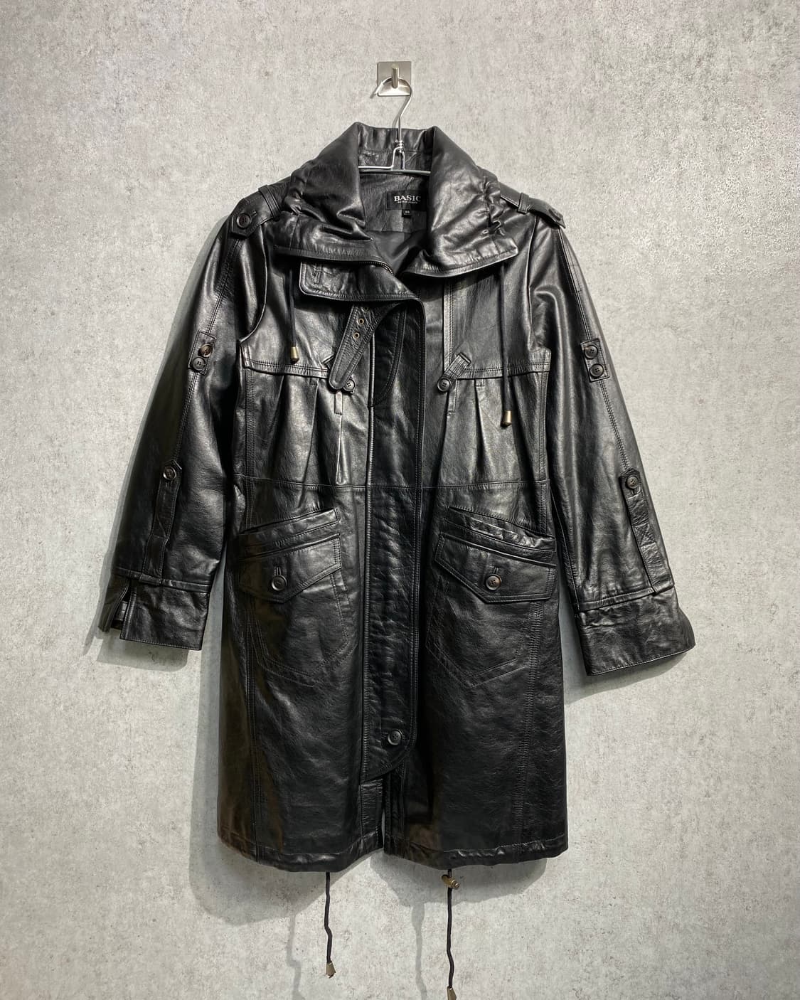 [M] G.V Jeans 우먼스 양가죽 레더 코트 상품이미지1