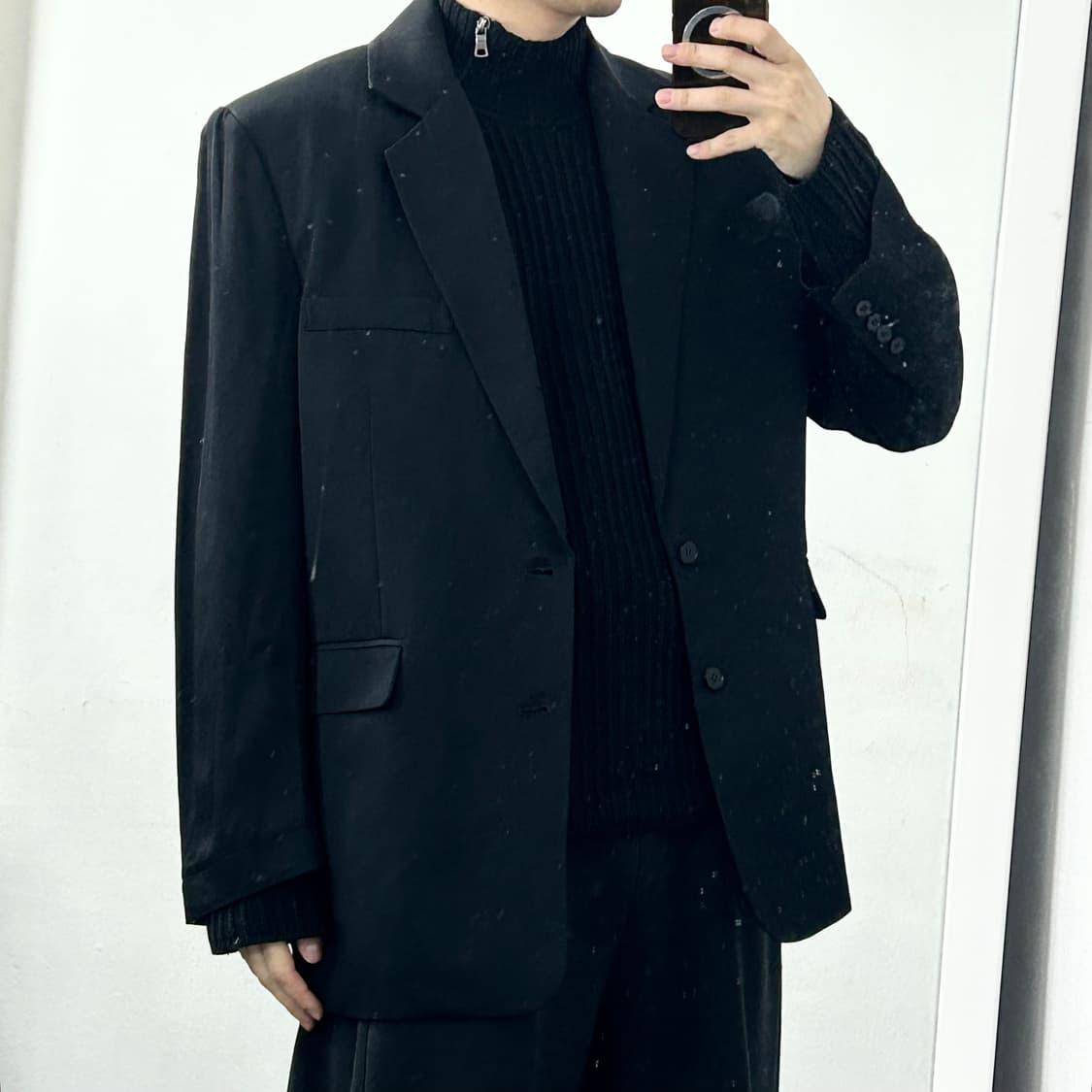 (새상품) Noirer 노이어 린넨 블레이저 자켓 상품이미지3