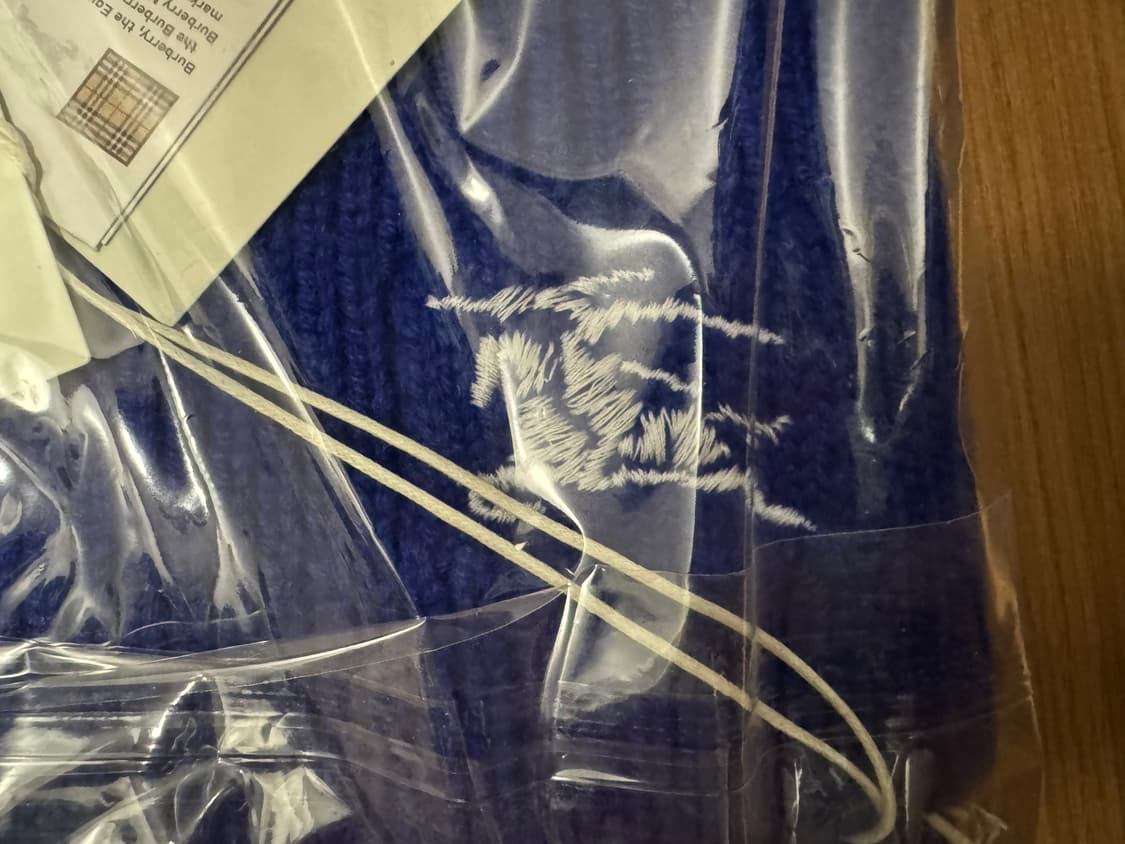 버버리 블루 ekd 머플러 상품이미지3