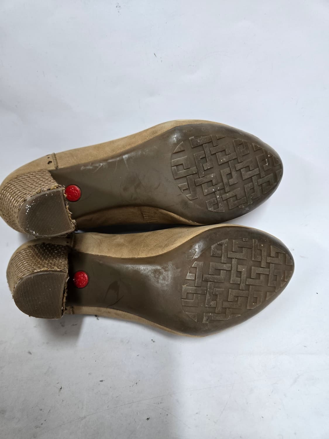 캠퍼 스웨이드 플랫폼 힐 펌프스 36 상품이미지5