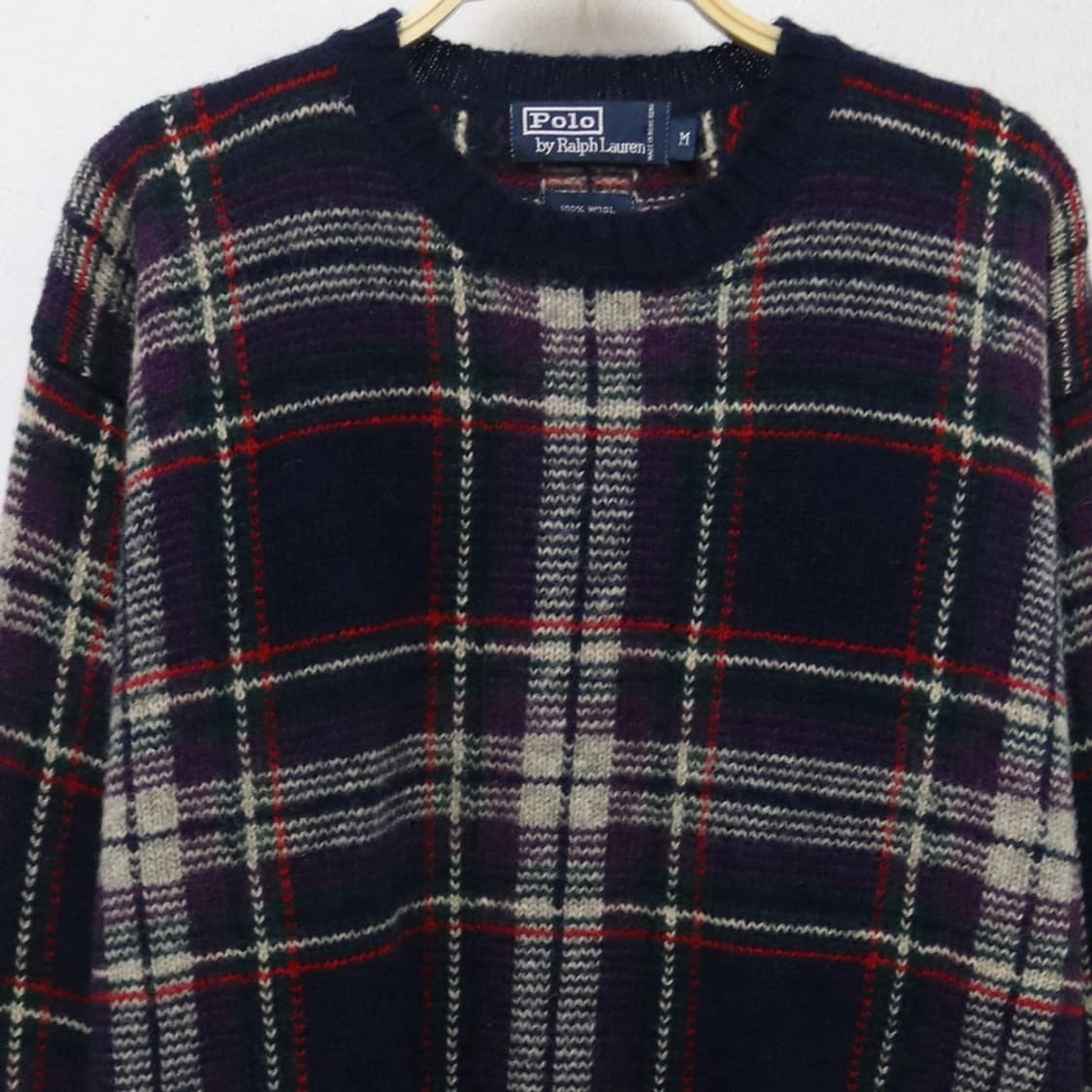 폴로랄프로렌 체크 울 니트 60493 상품이미지3