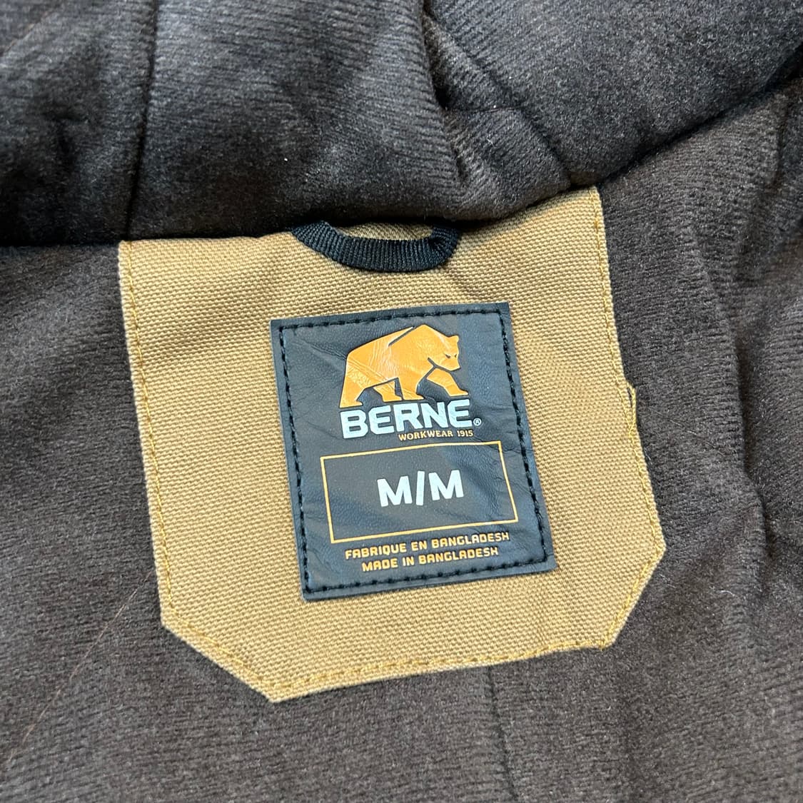 M) BERNE USA 빈티지 워크웨어 액티브 후드집업 자켓 상품이미지8