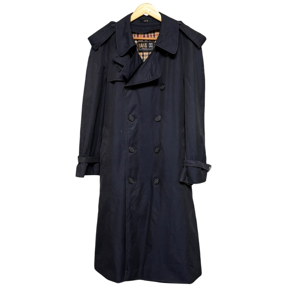 3839 닥스 네이비 벨트 트렌치코트 상품이미지1