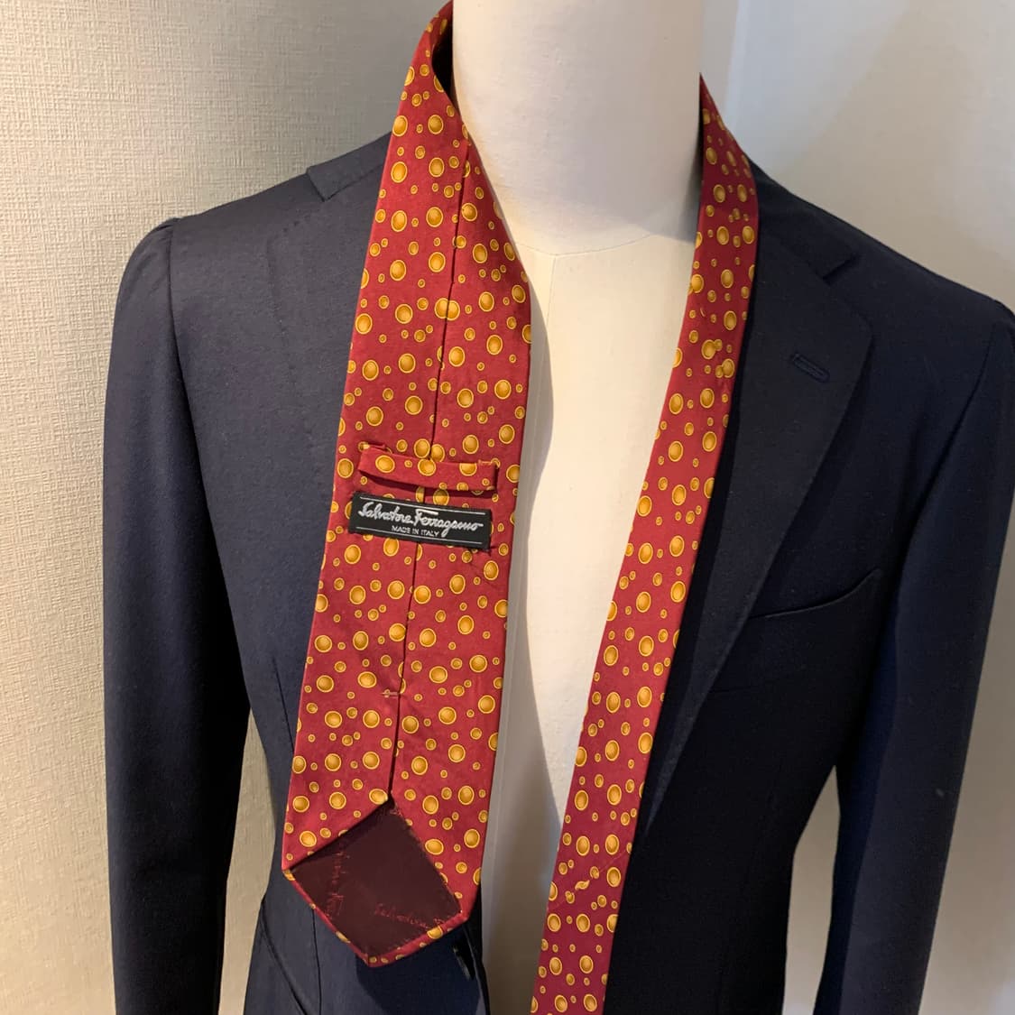 살바토레 페레가모 명품넥타이 100실크 최상급 9cm 상품이미지2