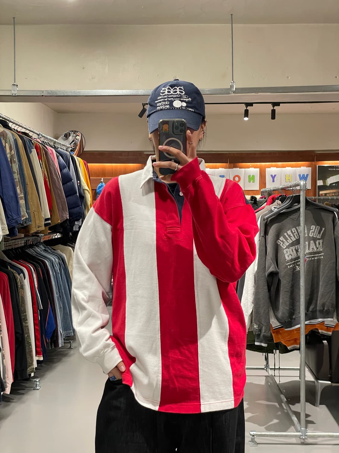 빈티지 럭비티셔츠   상품이미지1