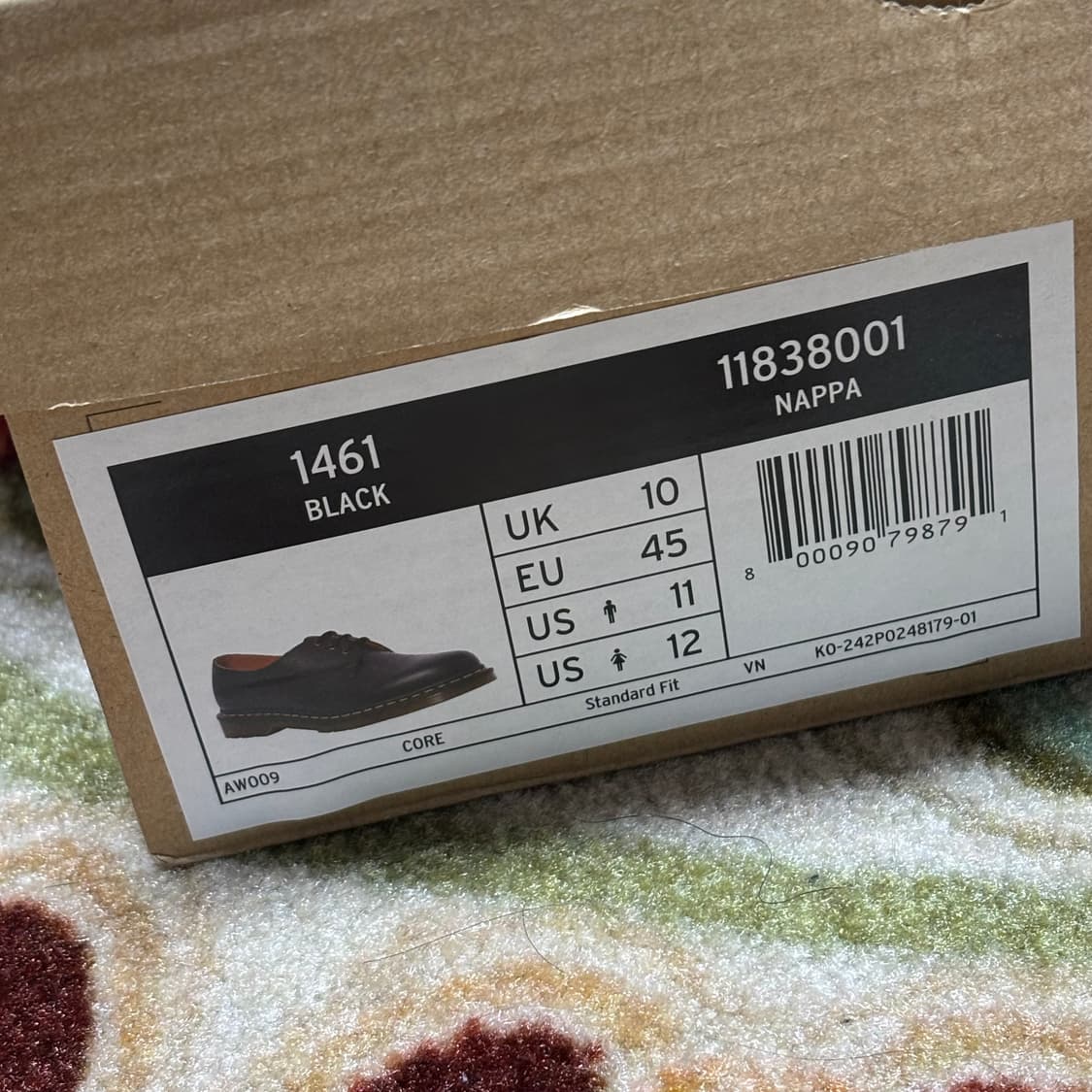 Dr. Martens 1461 Nappa BLK (290) 상품이미지7